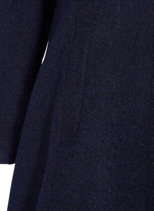 A-line coat with hood, Night Sky Mel., Packshot image number 3