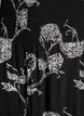 Viscose maxi skirt with smocking, Black, Packshot image number 2