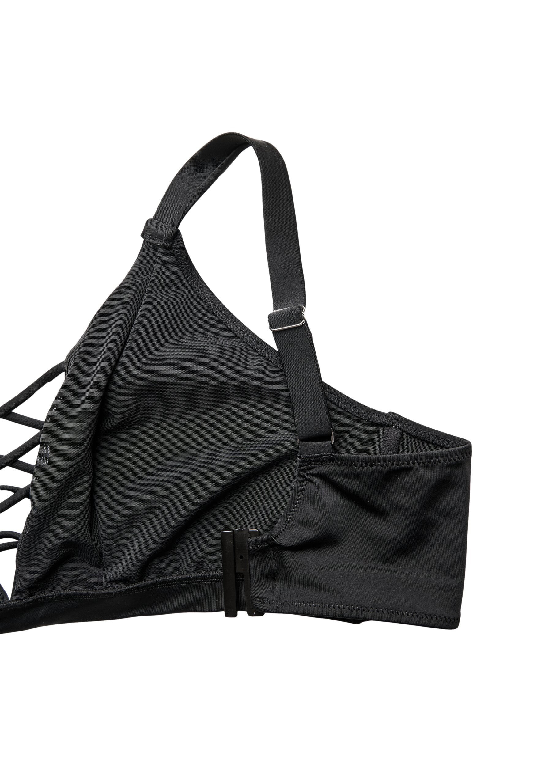 Zizzifashion Bikini top with string detail, Black, Packshot image number 3
