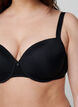 Molded bra with mesh, Black, Model image number 4