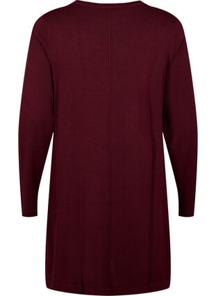 Knitted dress in cotton-viscose blend, Port Royal Mel., Packshot image number 1