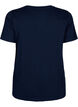 Cotton T-shirt with text, Navy B. Orlando, Packshot image number 1
