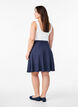 Loose viscose skirt, Blue, Model image number 2
