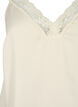 FLASH - Top with v-neck and lace edge, Fog, Packshot image number 2