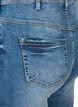 Cropped Amy jeans with zipper detail, Blue, Packshot image number 3