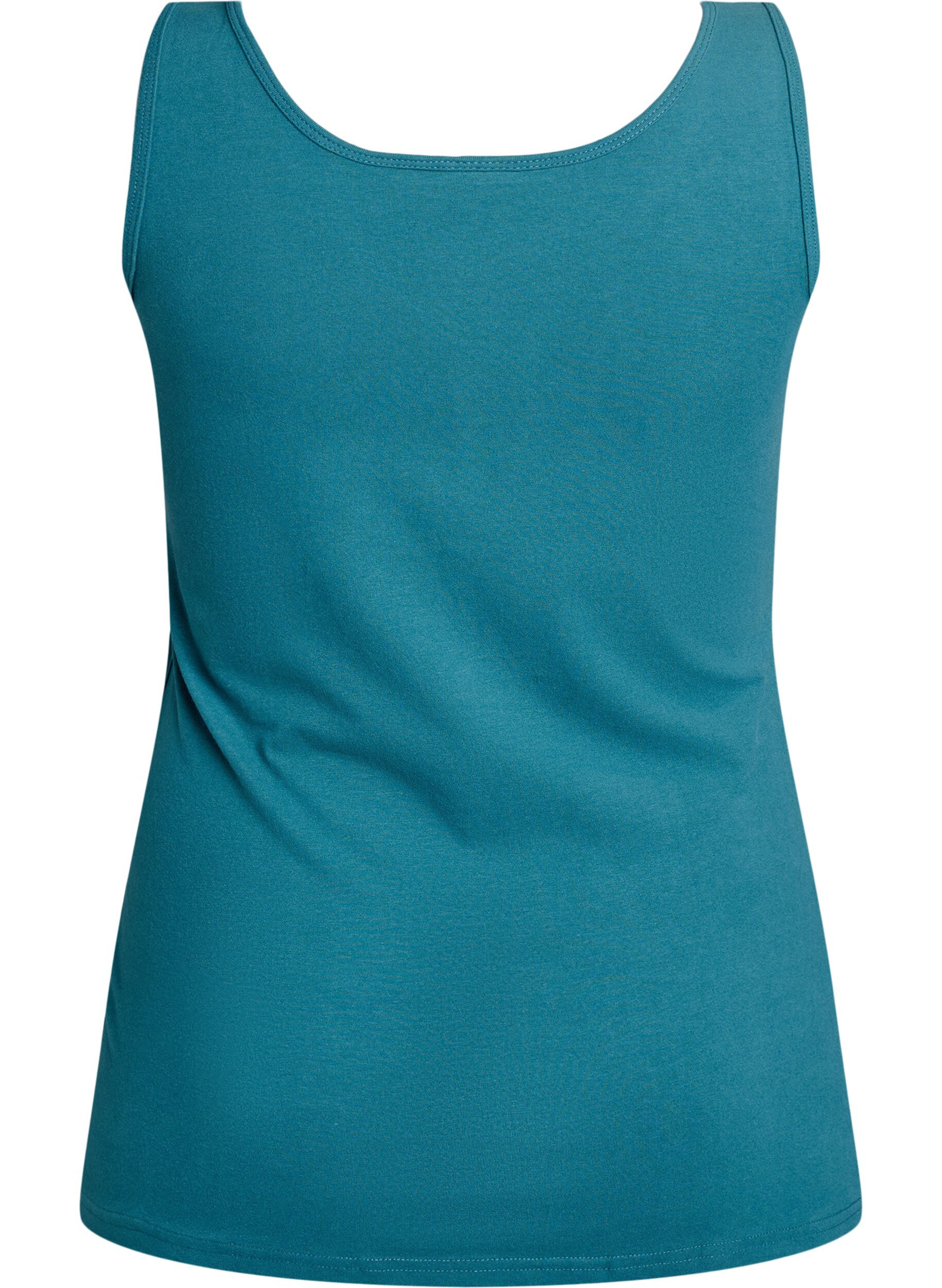 Zizzifashion Cotton basic top, Green, Packshot image number 1
