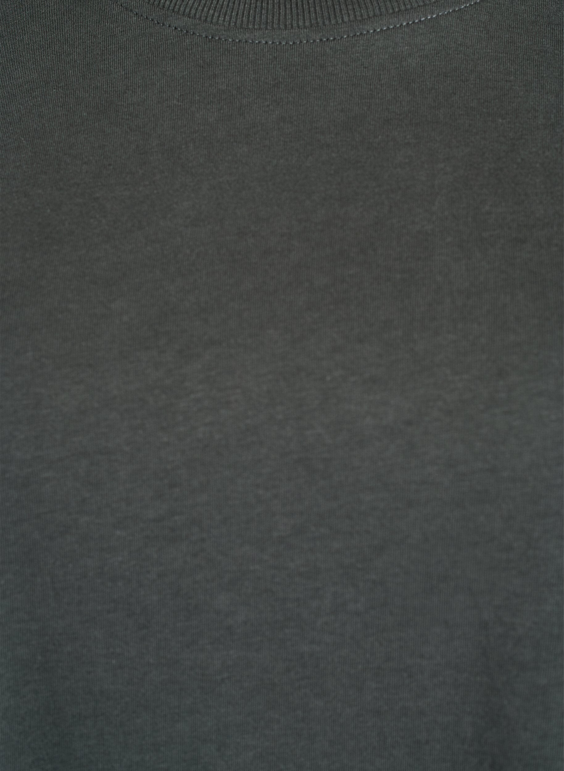 ZizzifashionBasic cotton T-shirt with round neck, Green, Packshot image number 2