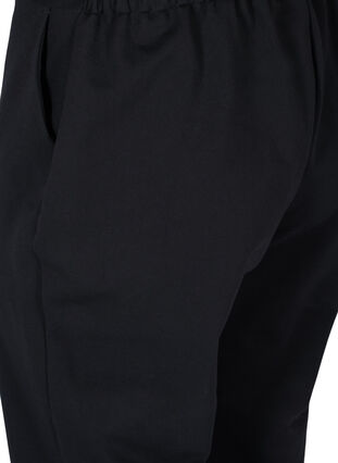Classic wide leg trousers, Black, Packshot image number 3