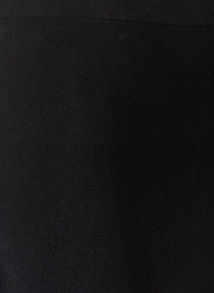 Shapewear shorts with medium support and a high waist, Black, Packshot image number 2