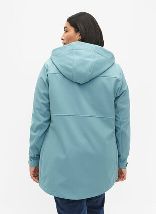 Short softshell jacket with pockets, Arctic, Model image number 1