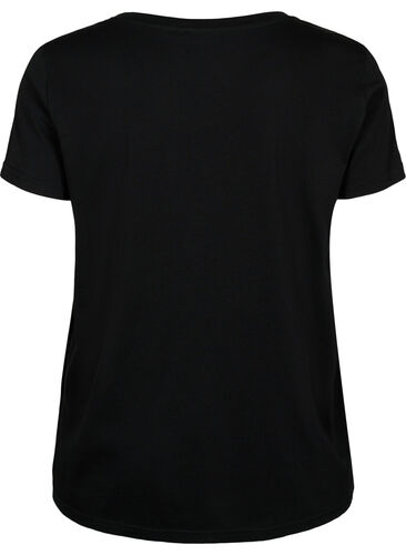 Sports t-shirt with print, Black w. Too Legit , Packshot image number 1
