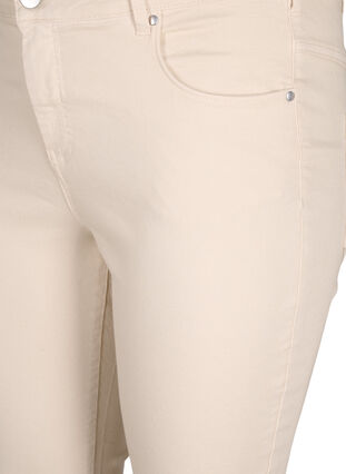 Slim fit Emily jeans with regular waist, Oatmeal, Packshot image number 2