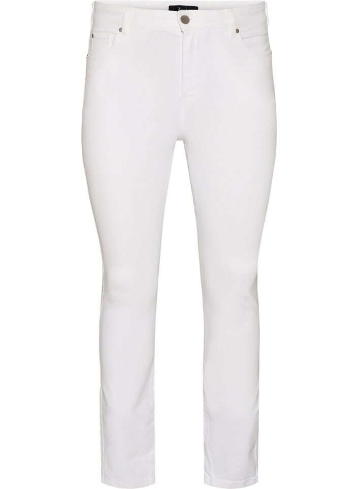 Amy high-waisted super slim fit jeans, White, Packshot image number 0