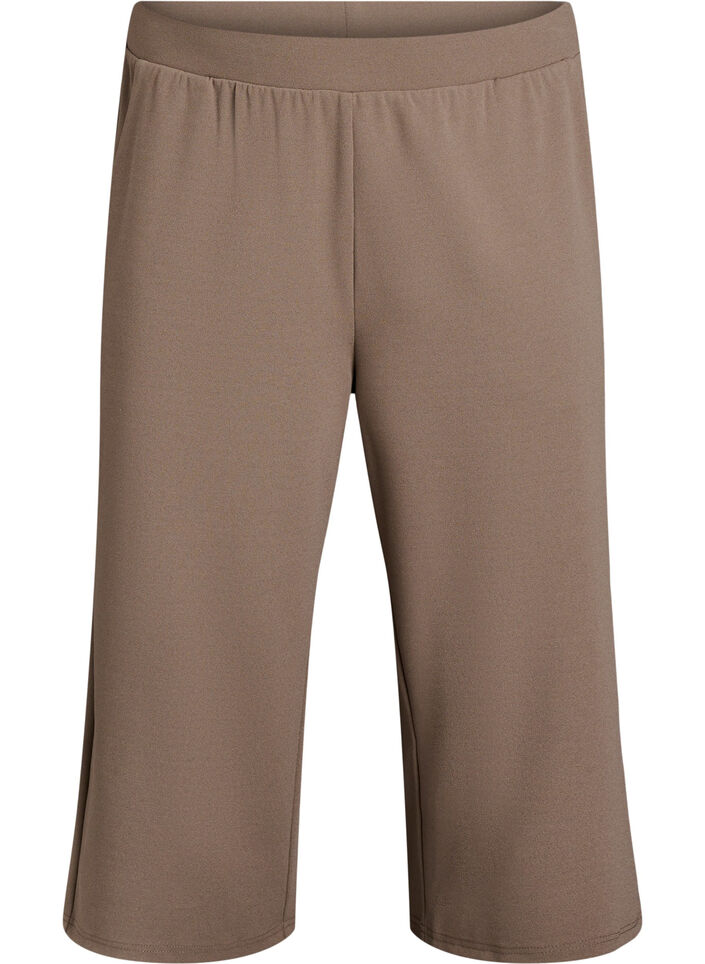 FLASH - High-waisted knickers with a loose fit, Brown, Packshot image number 0