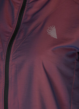 Hooded exercise jacket with adjustable drawstring, Sassafras, Packshot image number 2