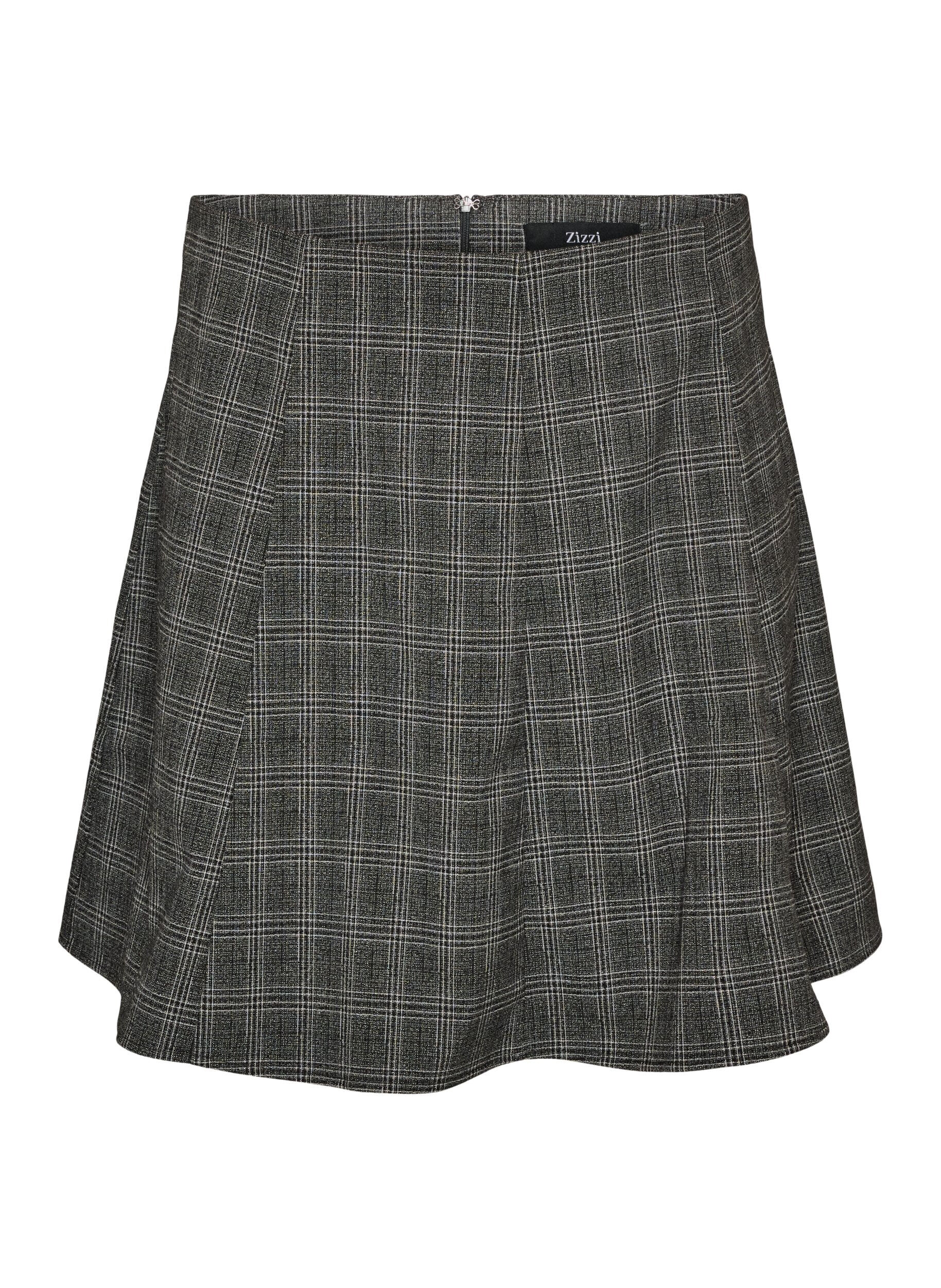 Short A-line skirt
