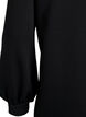 Short sweat dress with balloon sleeves, Black, Packshot image number 3