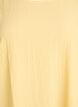 Short dress with a crinkled texture and short sleeves, Yellow, Packshot image number 2