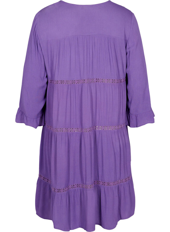 Viscose beach dress, Royal Lilac, Packshot image number 1