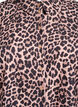 Velvet dress with leopard print, Brown, Packshot image number 2