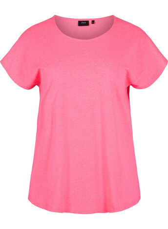 Neon-coloured cotton t-shirt