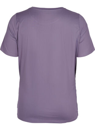 Maternity gym t-shirt, Purple Sage, Packshot image number 1