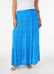 Long skirt with elasticated waist, Blue, Model image number 2