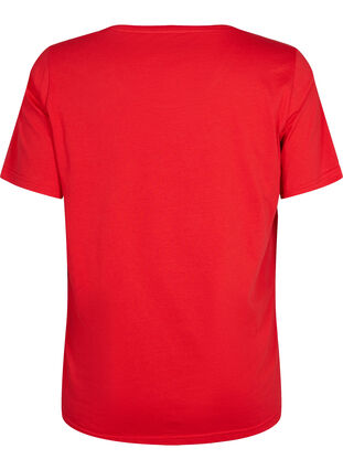 FLASH - T-shirt with motif, High Risk Red, Packshot image number 1