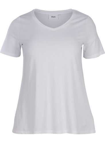 T-shirt, Bright White, Packshot image number 0