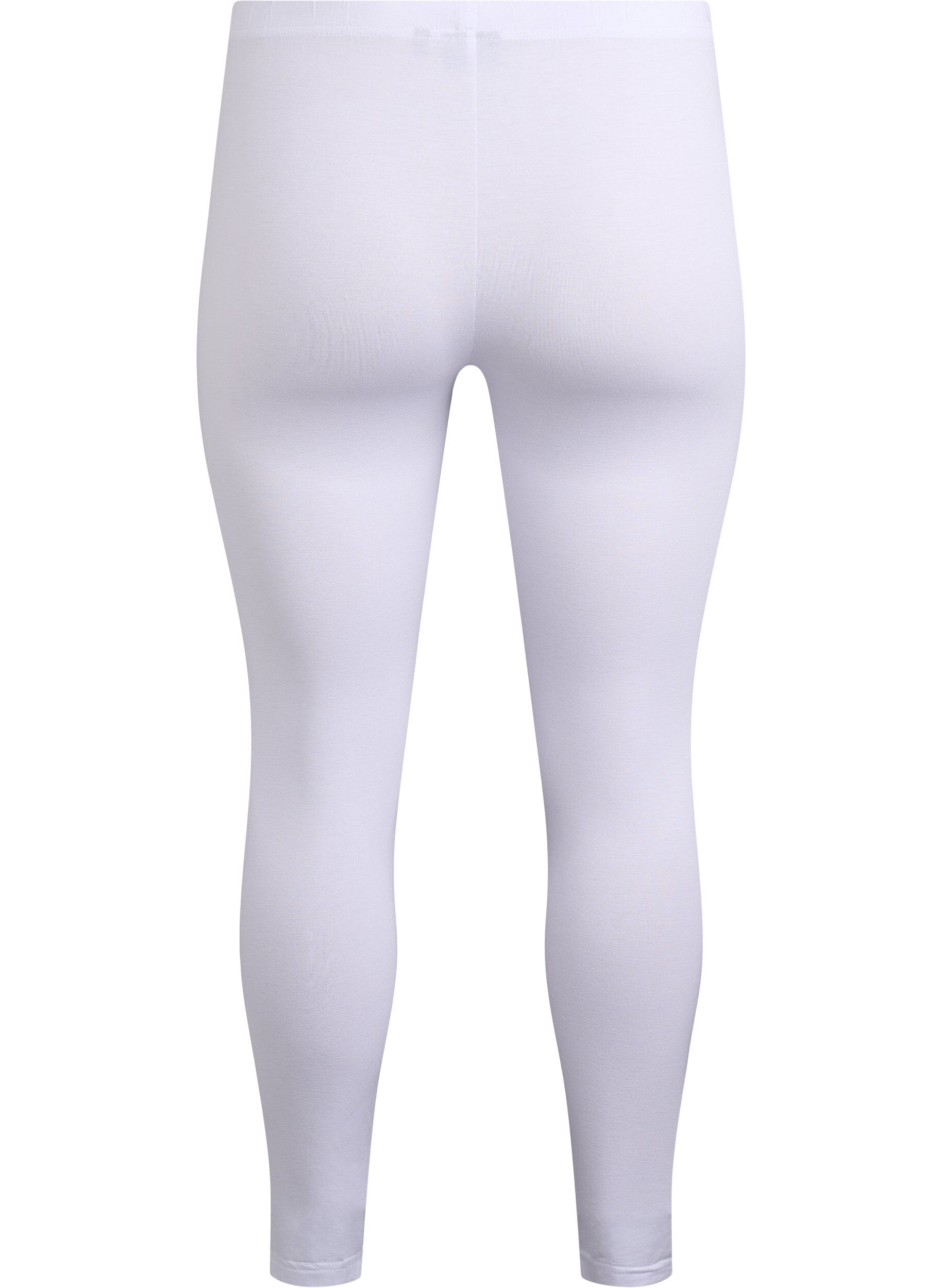 ZizzifashionBasic leggings with extra length, White, Packshot image number 1