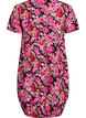 Short-sleeved, printed cotton dress, Black, Packshot image number 1