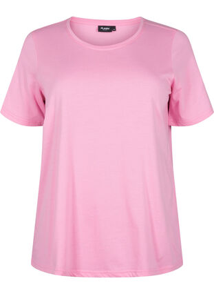 FLASH - T-shirt with round neck, Begonia Pink, Packshot image number 0