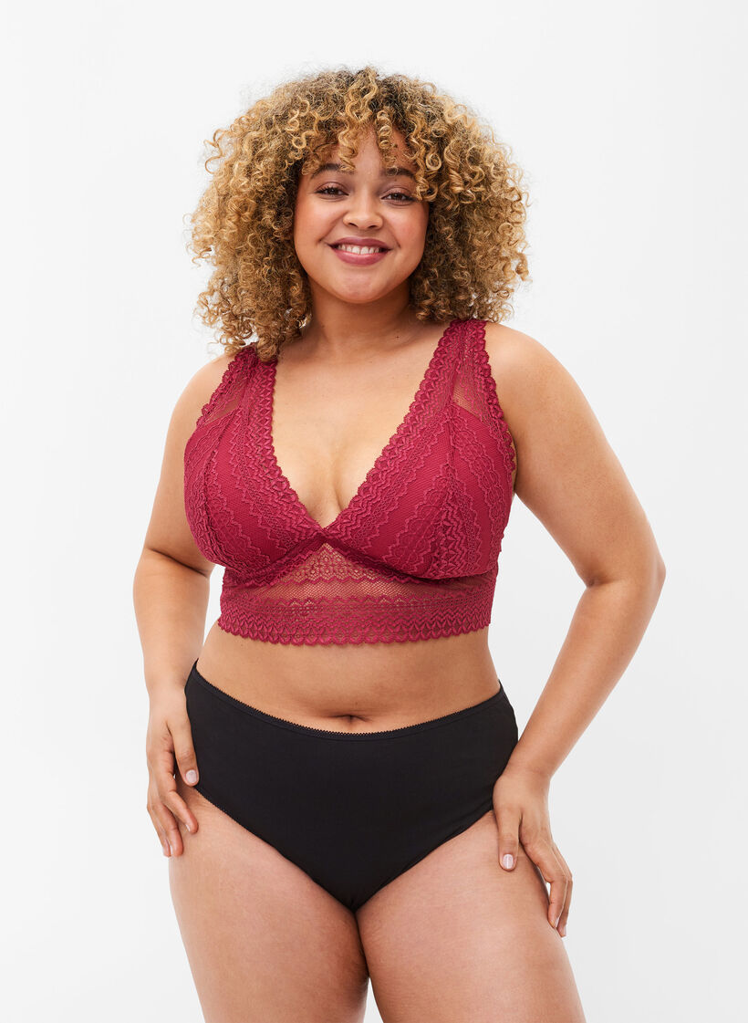 Lace bra with soft padding, Nocturne ASS, Model image number 0