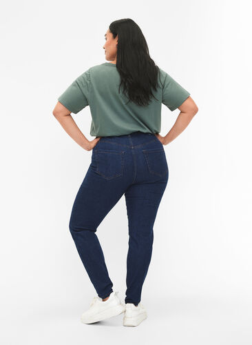 FLASH - Jeans with super slim fit, Blue denim, Model image number 1