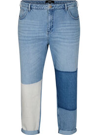 Mille mom-fit jeans with colour-blocking