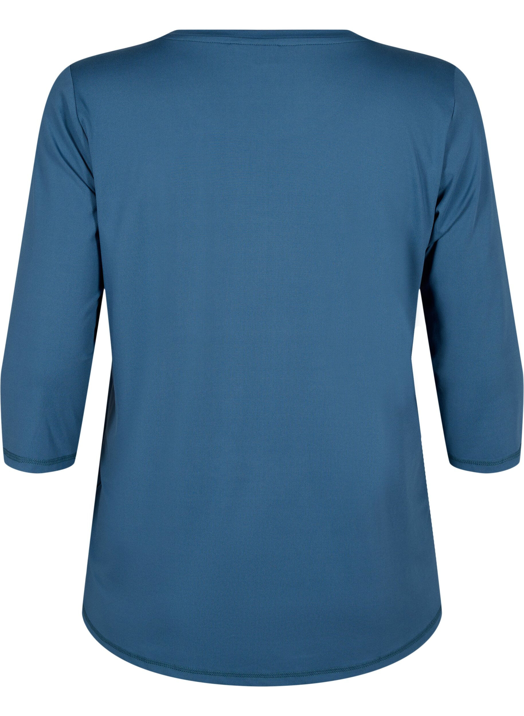 ZizzifashionTraining blouse with 3/4 sleeves, Petrol, Packshot image number 1