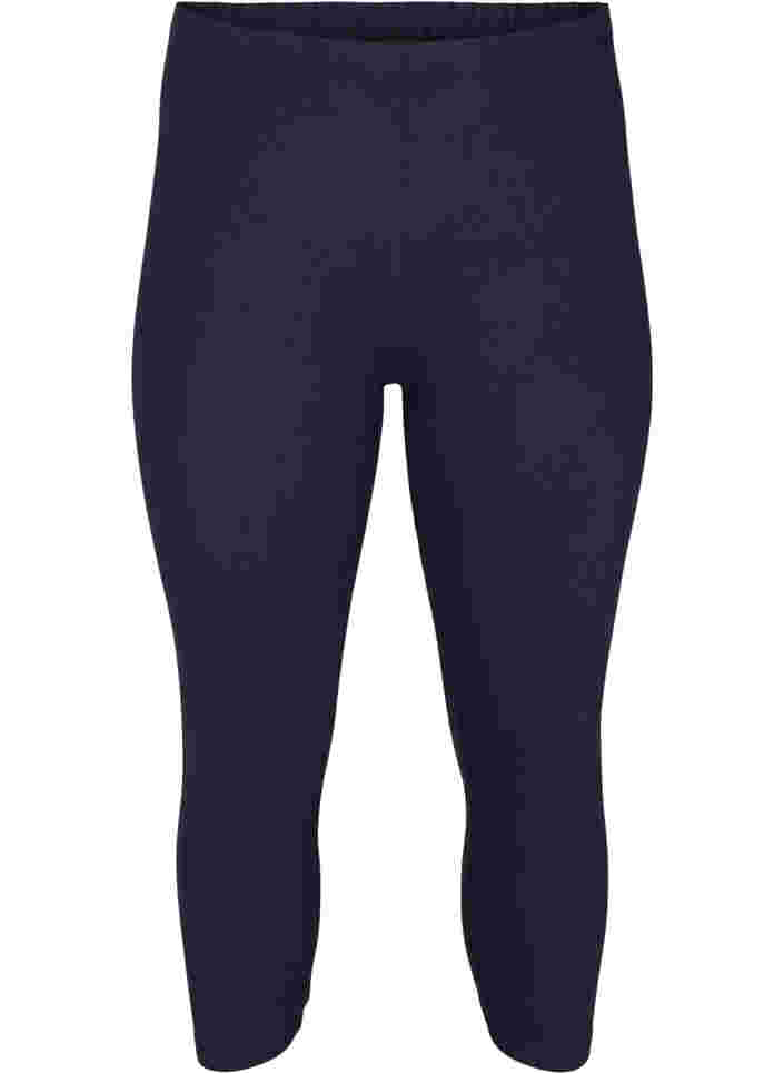 3/4 length basic leggings, Night Sky, Packshot image number 0