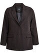 Blazer with rhinestones, Black, Packshot image number 0