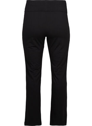 Sports trousers with a drawstring ankle, Black, Packshot image number 1