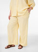 Wide-leg linen and viscose trousers, Yellow, Model image number 2