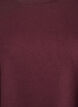 Knee-length jersey dress with pockets and A-line shape, Dark Bordeaux, Packshot image number 2