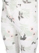 High waisted Amy jeans with floral print, White Flower AOP L78, Packshot image number 2