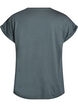 Short sleeved cotton blend t-shirt, Green, Packshot image number 1