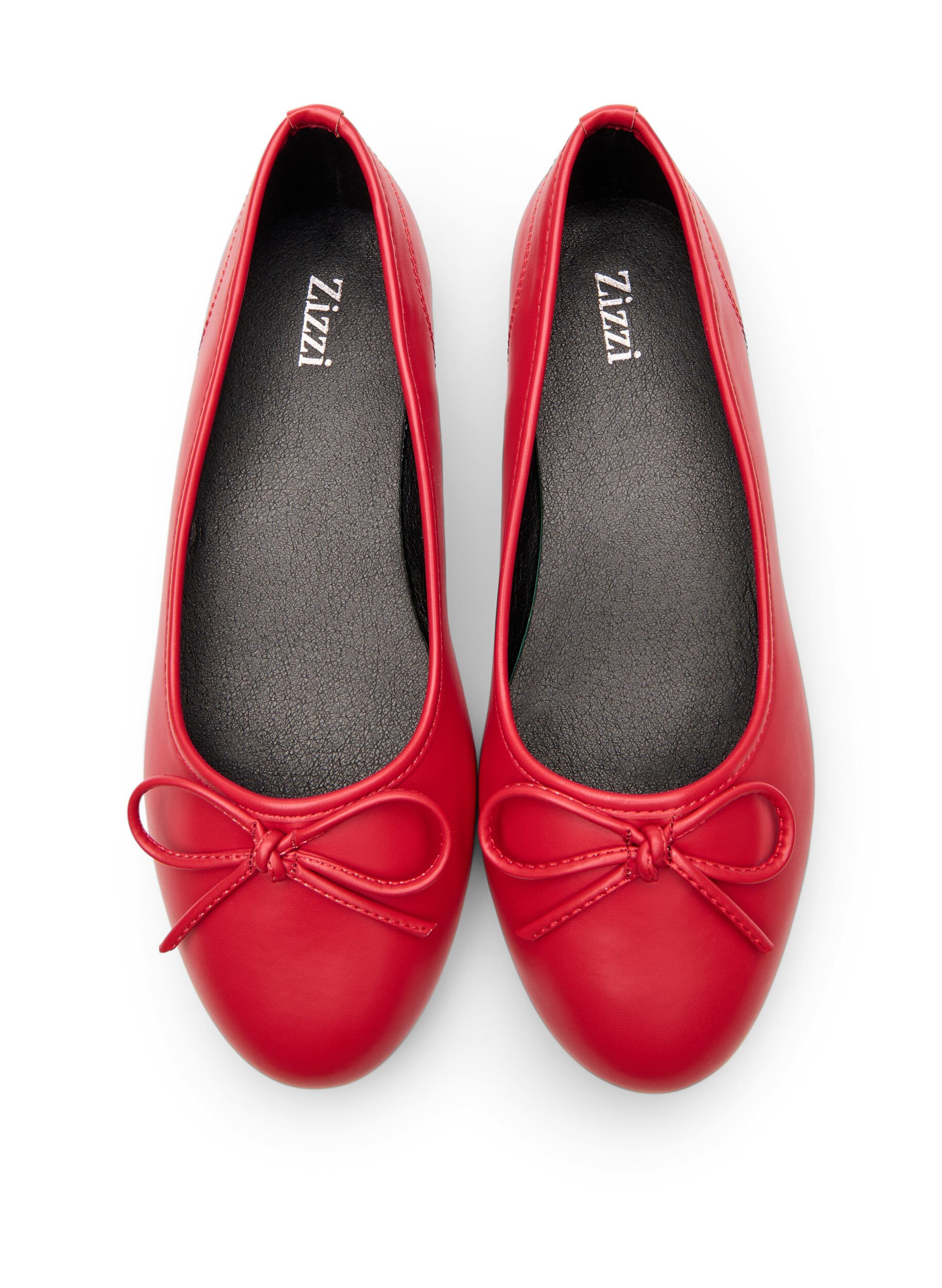 Zizzifashion Ballerina with bow, Red, Packshot image number 2