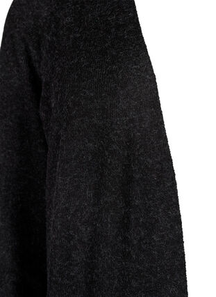 Long open front cardigan, Dark Grey Melange, Packshot image number 2