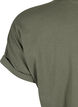 Short sleeved cotton blend t-shirt, Green, Packshot image number 3