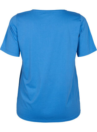 FLASH - T-shirt with v-neck, Ultramarine, Packshot image number 1