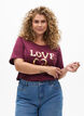T-shirt with motif, Red, Model image number 0
