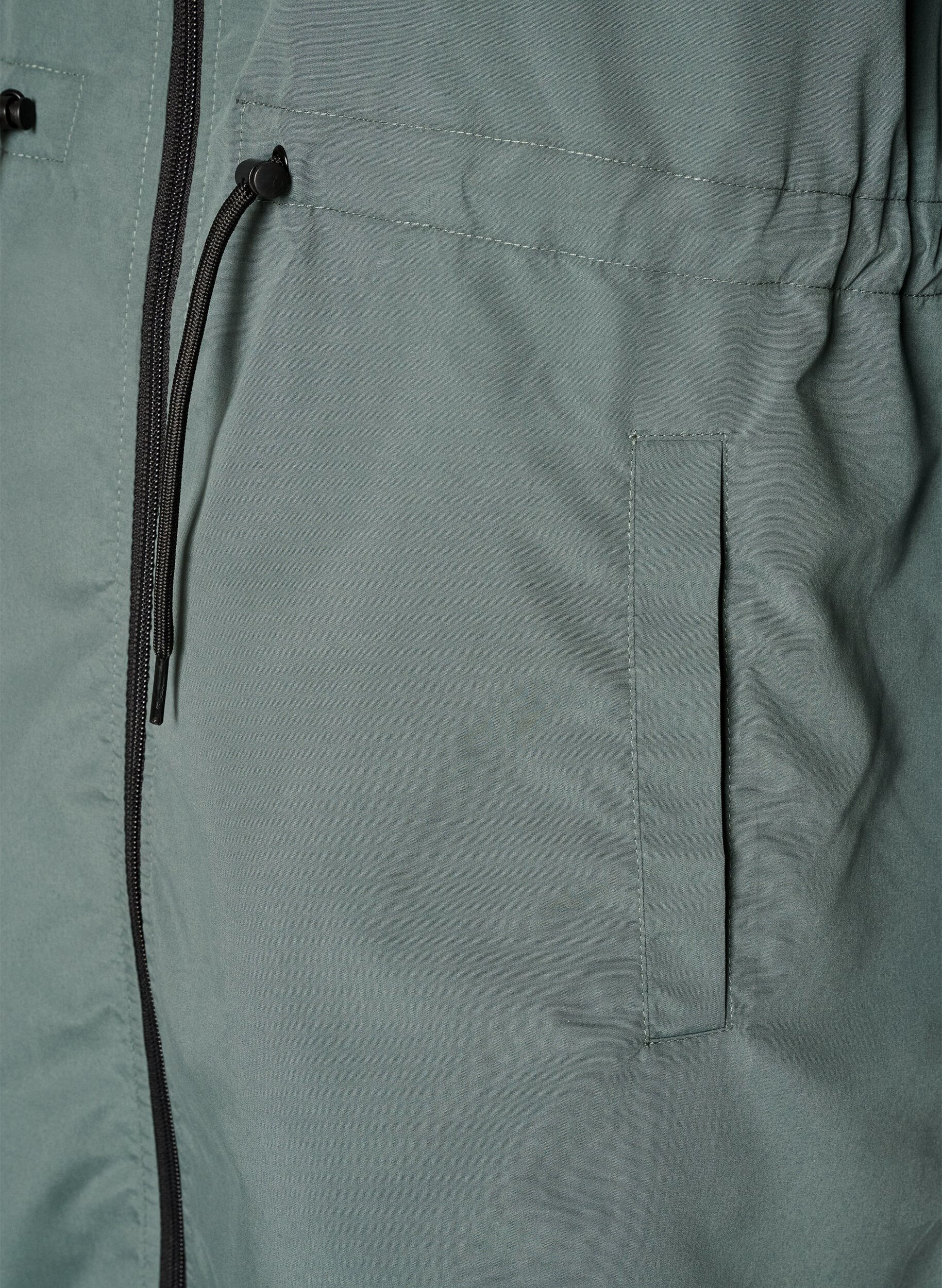 ZizzifashionLightweight parka with a hood, Green, Packshot image number 3