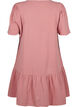 Cotton short-sleeved dress with a-line cut, Old Rose, Packshot image number 1